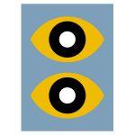 Two eyes. αφίσα κάδρο  Αφίσα