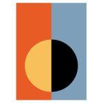 Circle of parallel shapes. αφίσα κάδρο  Αφίσα