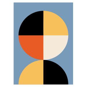 Circle and halfcircle Poster 2