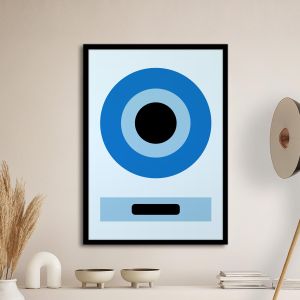 Circles and rectangles Poster