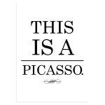 This is a Picasso αφίσα κάδρο  Αφίσα