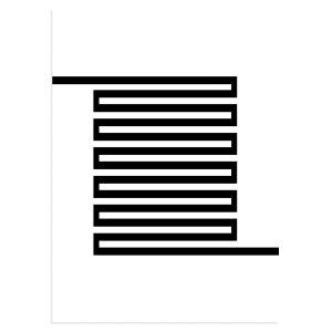 Not a maze αφίσα κάδρο  Αφίσα πόστερ με μαύρη κορνίζα 2