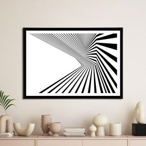 Geometric horizon αφίσα κάδρο  Αφίσα πόστερ με μαύρη κορνίζα