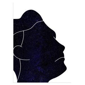 Abstract male face, Poster 2