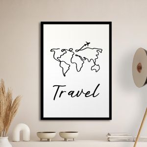 Travel αφίσα κάδρο  Αφίσα πόστερ με μαύρη κορνίζα