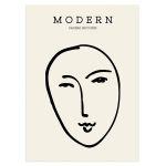 Modern face αφίσα κάδρο  Αφίσα