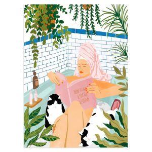 How to have a spa αφίσα κάδρο  Αφίσα πόστερ με μαύρη κορνίζα 2