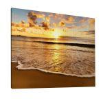 Canvas printColors of sunset at beach
