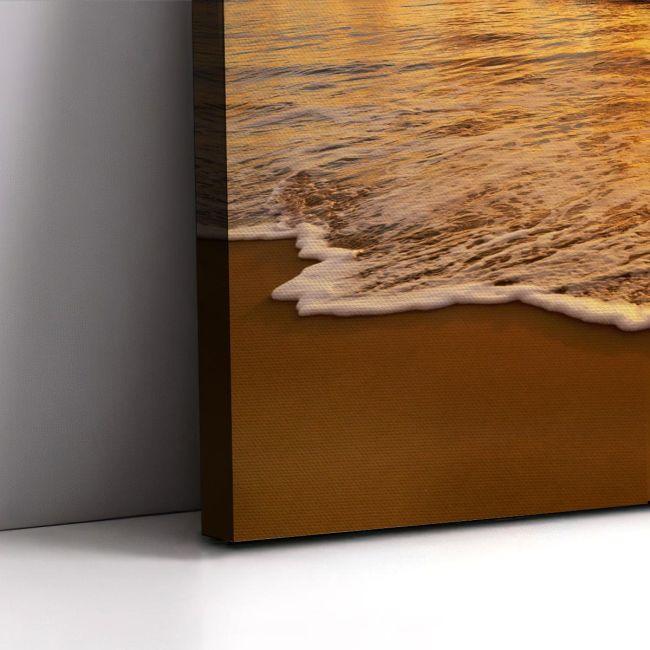Canvas printColors of sunset at beach