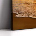 Canvas printColors of sunset at beach