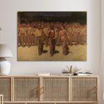 Canvas print The fourth estate, Pellizza G.