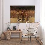 Canvas print The fourth estate, Pellizza G.