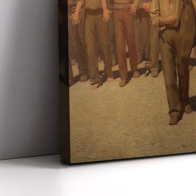 Canvas print The fourth estate, Pellizza G.