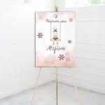 Canvas print baptism, Fox watercolor
