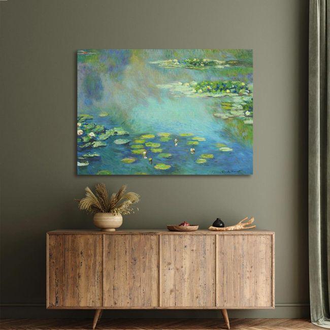Canvas print Water lilies, Monet C
