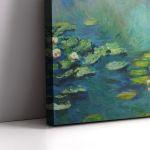 Πίνακας ζωγραφικής Water lilies Monet C. Καμβάς τελαρωμένος, 6