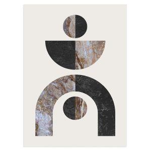 Balance marble texture. αφίσα κάδρο  Αφίσα πόστερ με μαύρη κορνίζα 2