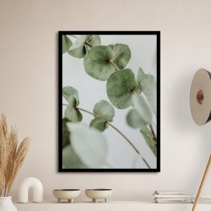 Green leaves, poster