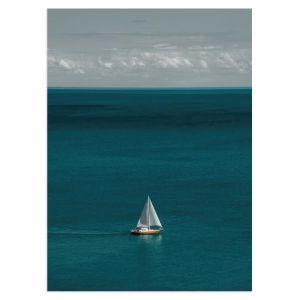 Sailing on turquoize waters αφίσα κάδρο  Αφίσα πόστερ με μαύρη κορνίζα 2