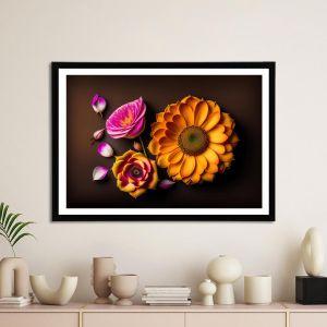 Yellow flowers I, poster