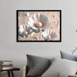 White flowers, poster 2