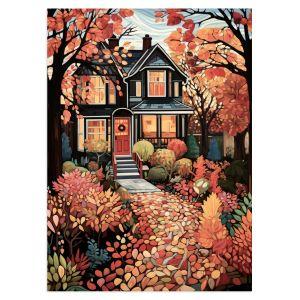 Atumn colors αφίσα κάδρο  Αφίσα πόστερ με μαύρη κορνίζα 2