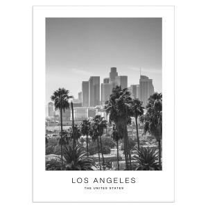 Los Angeles grayscale αφίσα  Αφίσα πόστερ με μαύρη κορνίζα 2