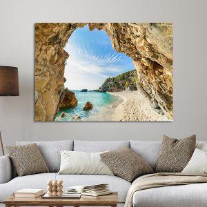 Canvas printCorfu sea view