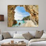 Canvas printCorfu sea view
