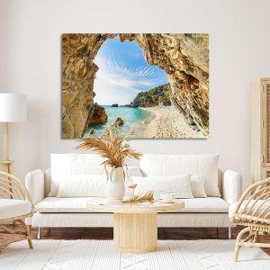 Canvas print  Corfu sea view Framed canvas View 1 2