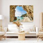 Canvas printCorfu sea view