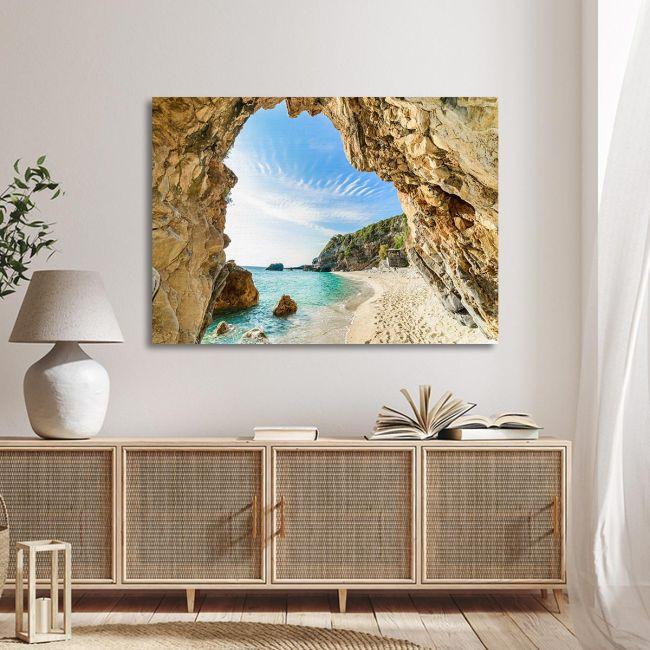 Canvas printCorfu sea view