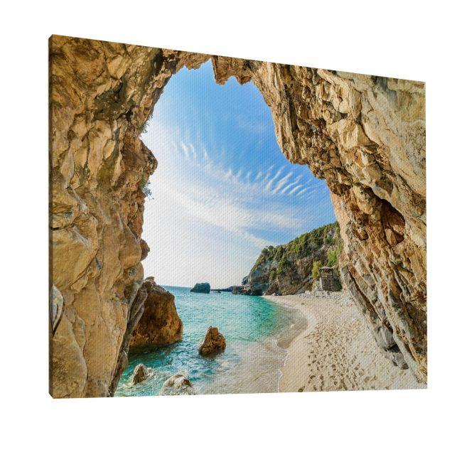 Canvas printCorfu sea view