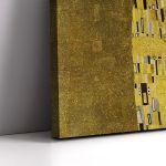 Canvas print The kiss crop, Klimt Gustav
