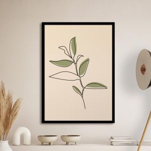 Abstract leaves, Poster