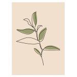 Abstract leaves, Poster