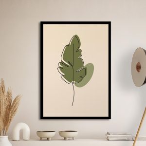 Abstract leaves I, Poster