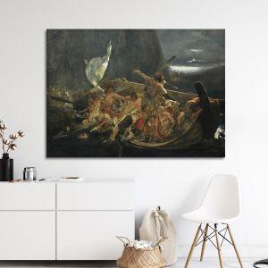 Canvas print After the destruction of Psara, Gyzis