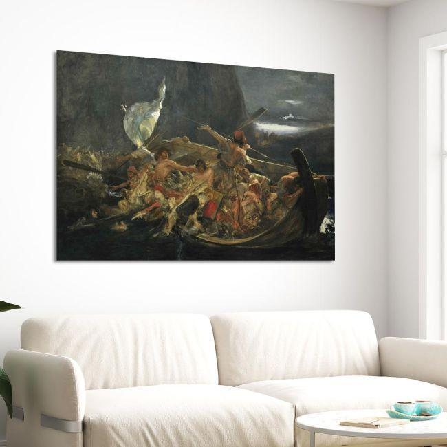 Canvas print After the destruction of Psara, Gyzis