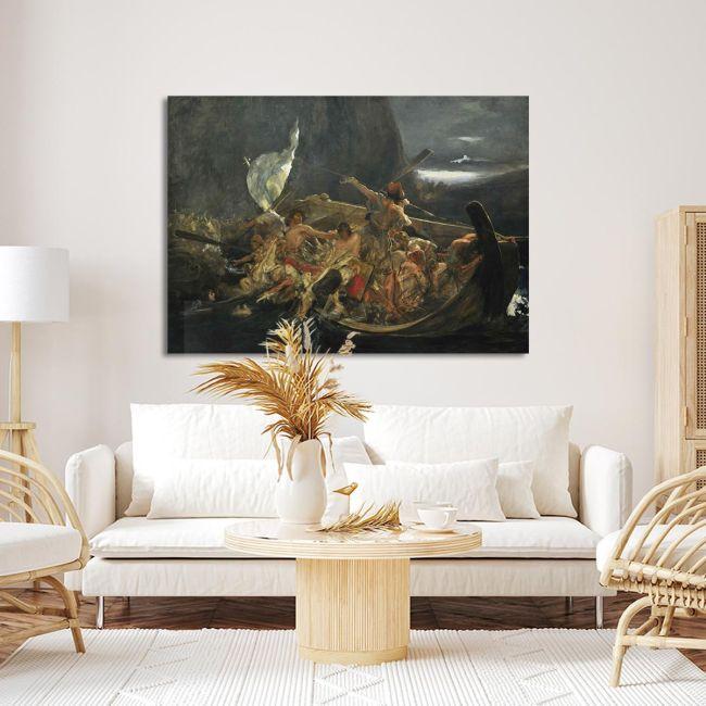 Canvas print After the destruction of Psara, Gyzis