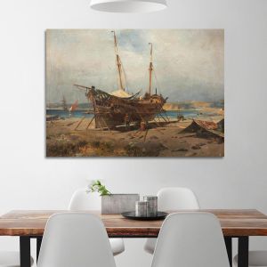 Canvas print Shipyard, Volanakis