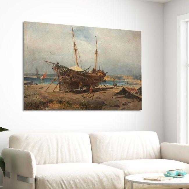 Canvas print Shipyard, Volanakis