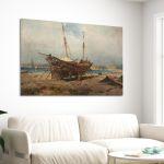 Canvas print Shipyard, Volanakis