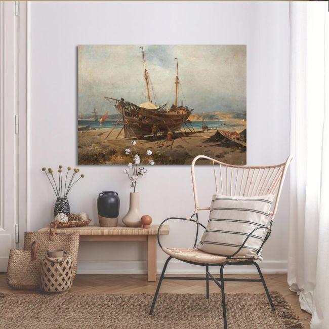 Canvas print Shipyard, Volanakis