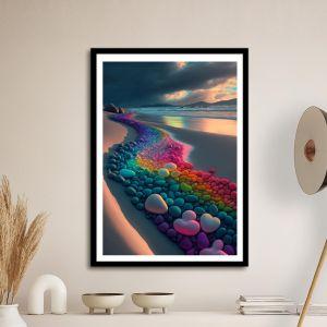 In rainbow colors II, Poster