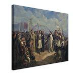 Canvas print The reception of Lord Byron, Vryzakis