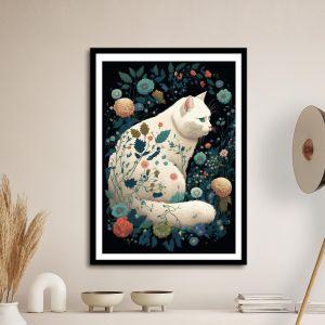 Facing right I αφίσα κάδρο  Αφίσα πόστερ με μαύρη κορνίζα