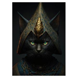 Cats and magic αφίσα κάδρο  Αφίσα πόστερ με μαύρη κορνίζα 2