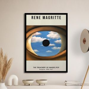 Αφίσα Έκθεσης The treachery of images I Magritte R αφίσα κάδρο  Αφίσα πόστερ με μαύρη κορνίζα