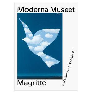 Αφίσα Έκθεσης Moderna Museet I Magritte R αφίσα κάδρο  Αφίσα πόστερ με μαύρη κορνίζα 2
